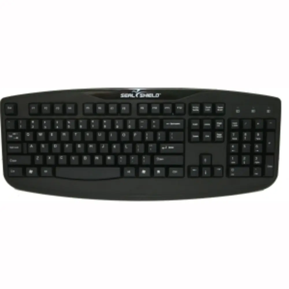 Seal Shield Silver Storm STK503 Washable Keyboard with USB Cable, English/French Keys