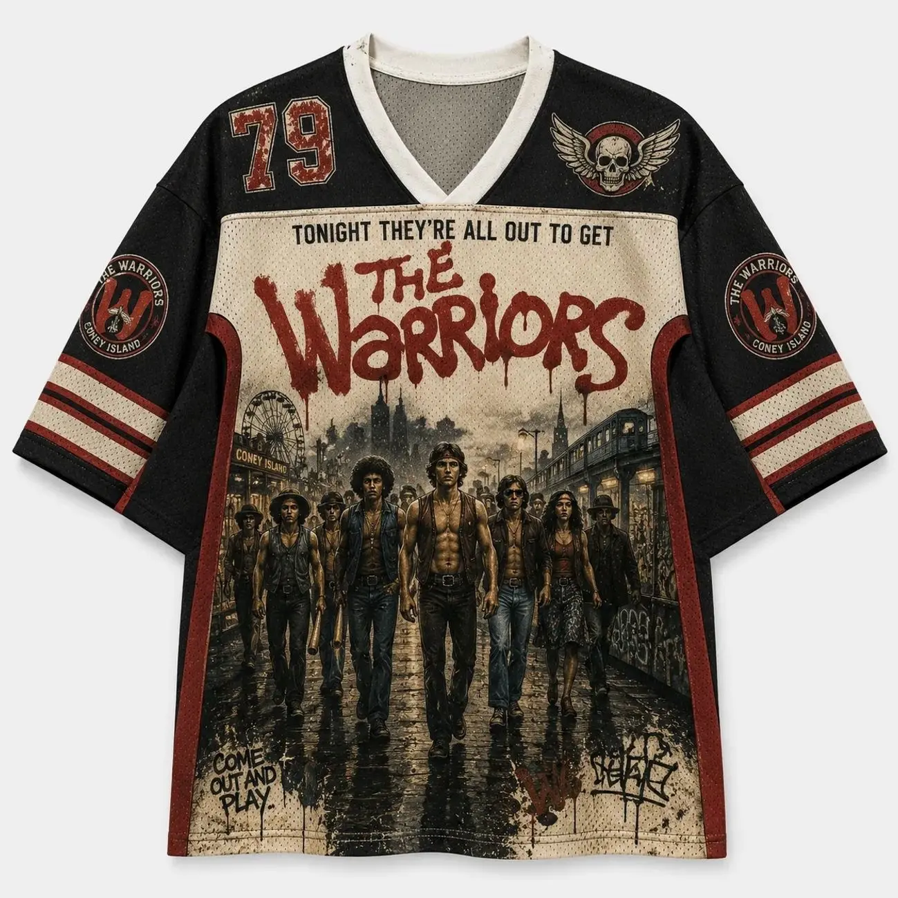 The Warriors movie Jersey Shirts XS9