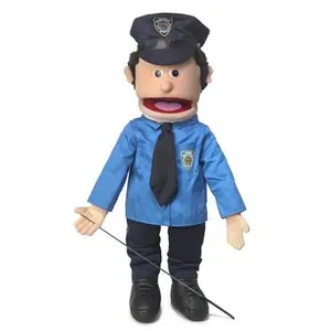 Policeman Puppet, Peach Skin (25")