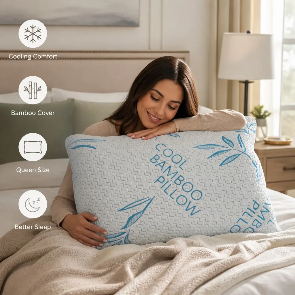 Bamboo Memory Foam Pillow