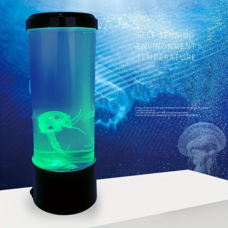 Yooma 1Pc Jellyfish Lamp USB Plug-in Colorful Color Changing ,Jellyfish Atmosphere Lamp Cross-border Night Light,Jellyfish Atmosphere Lamp Decor Colorful