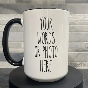 Custom Mug, Coffee mug with photo, Add your photo to a mug, Personalized mug, Customized mug, dishwasher safe coffee mug