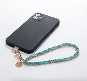 Sky Blue Phone Wristlet