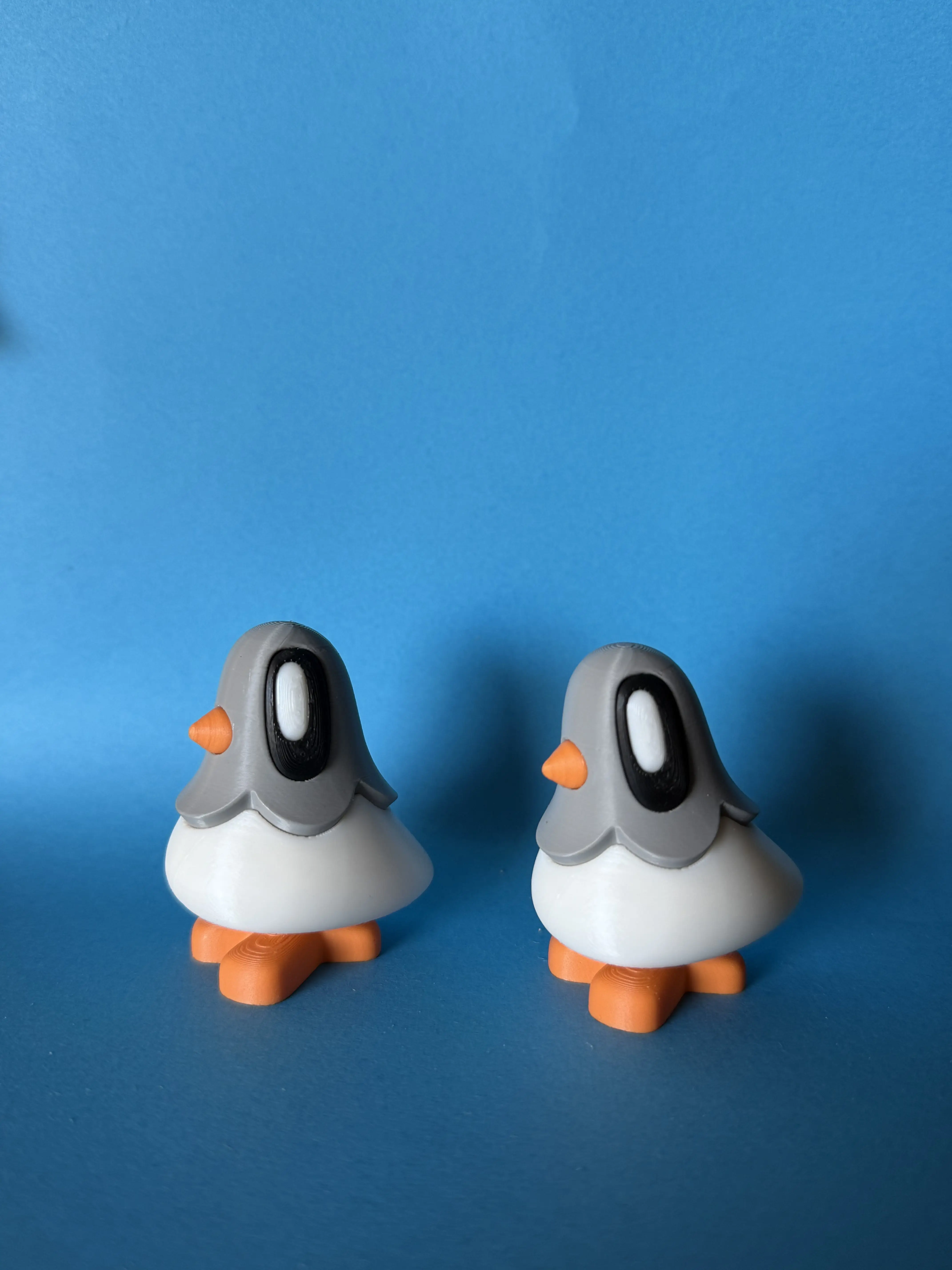 Set of 2 Mini Secret Note Carrier Pigeons with Magnetic Feet Handcrafted Cute Decor for Sending Secret Messages Unique Gift for Writers and Lovers Eco