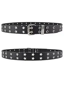 Y2K Punk Hollow Casual for Men & Women, Star Pattern Design, Trendy Fashion Accessory, Street Style Belt, Perfect Gift Choice