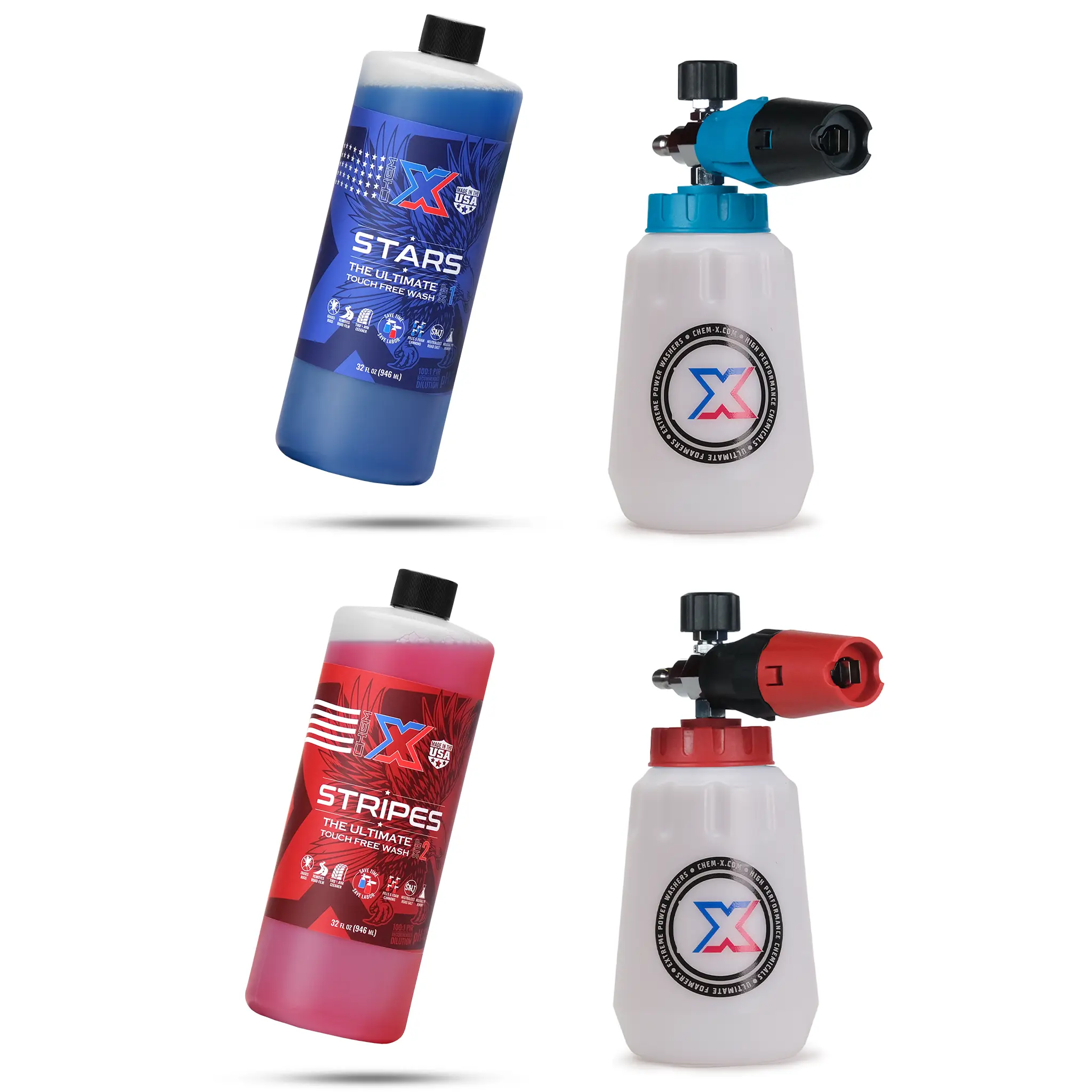 Chem-X Ultimate No-Touch Vehicle Wash Dual Foam Cannon Kit