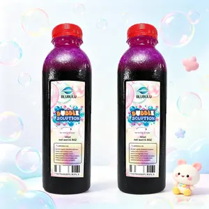 2 Packs Bubble Concentrated Solution, Bubble Refill Solution for Kids Bubble Machine, Giant Bubble Wand, Bubble Blower Toys, Birthday Party Favors