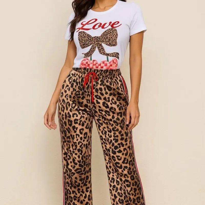 Pants animal print Womenswear