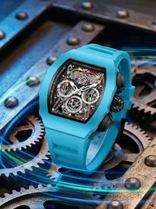 Onola Fashion Men's Quartz Watch, Multi-Function Timer, Waterproof Glowing Sports Watch for Outdoor Use, Perfect Gift for Any Occasion, Skeleton Watches