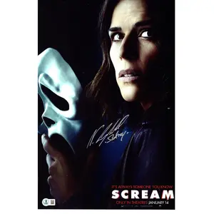 Neve Campbell signed 11x17 Poster Sidney Prescott - Scream 5