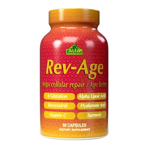 ALFA VITAMINS Re-Age Cellular Repair Supplement for Anti-Aging & Immune System Support - 60 Capsules