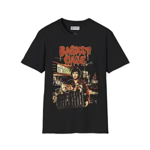 BASKET CASE T-SHIRT #115 - 214% Polyester, Machine Washable, Stylish Crewneck for Summer & Father's Day