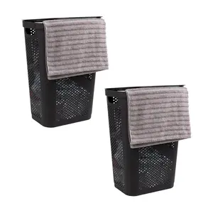 Basket Collection, Slim Laundry Hamper, 60 Lite r (15kg/33lbs)