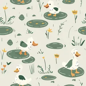 Cute Farm Babies Pattern 4 Quilting Cotton Fabric