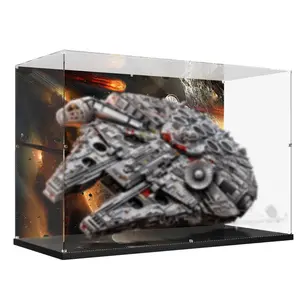Acrylic Display Case for Lego 75192 Millennium Falcon (ONLY Display Case, The Model is NOT Included)