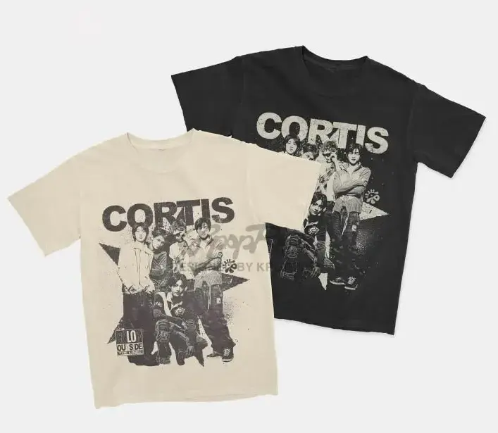C0rtisS Vintage 90s Bootleg Graphic T Shirt for Adult & Youth, Korean Boy Band Inspired Merch, Gift for Kpop Fan, Concert Tour Tee, Kpop Concert T-Shirt, Streetwear Graphic Tee, COER Merch, Concert Merch (Gildan)