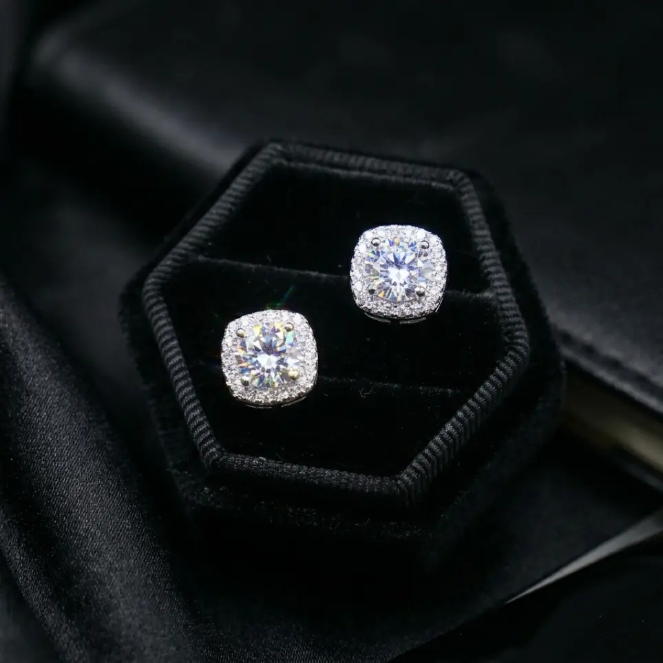 【2026 TREND ALERT】S925 Silver Soft-Needle Studs | 2026 New Arrivals | Zircon Studs/Moissanite Style | Mens Jewelry w/ Authenticity Certificate