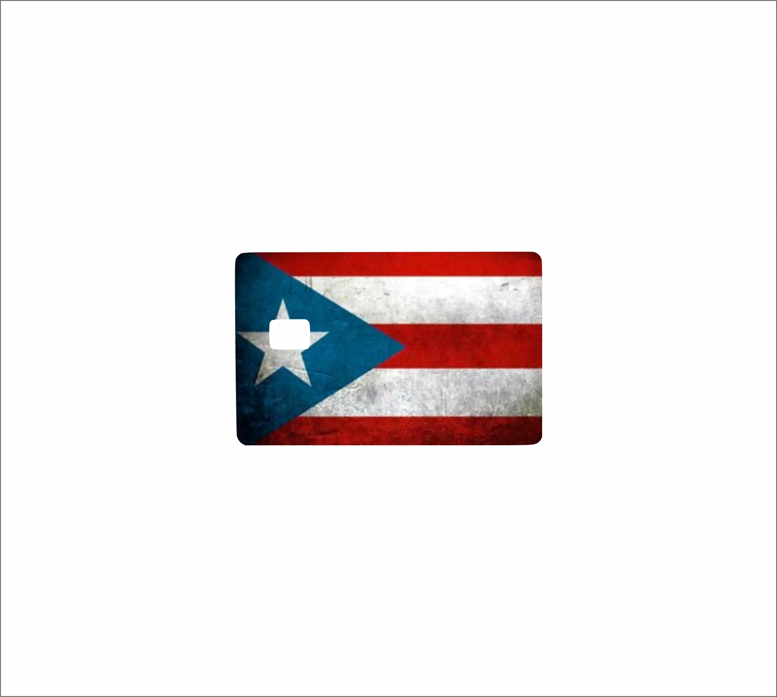 custom flags debit card sticker