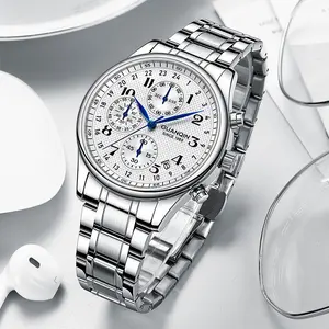 Men's Business Fashion Round Dial AnalogQuartz Watch,Fashion Watch for Party, DailyClothing Decor, Trendy All-match & ExquisiteWatch for Birthday Gift with Box,Designer