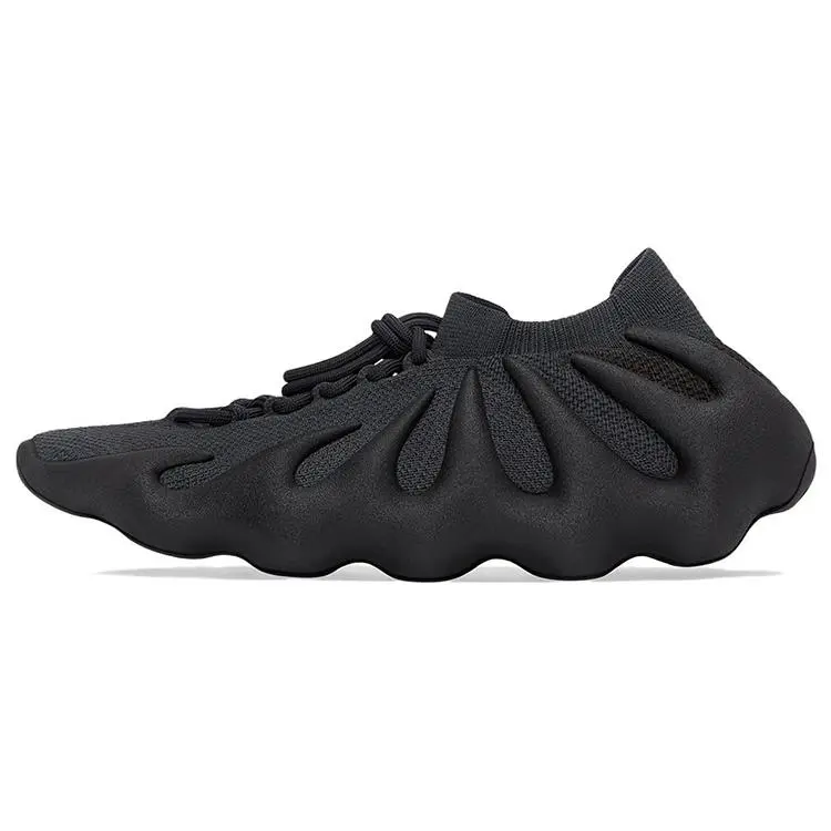 Adidas Originals Yeezy 450 Utility Black Reflective Lightweight Low-Top Athletic Sports Shoe, Unisex Casual Trainer with Stylish Design