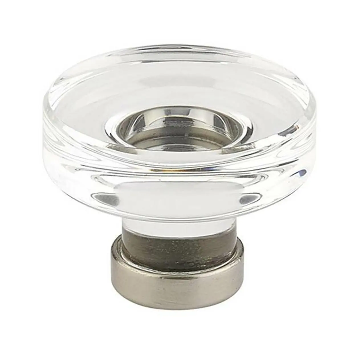 212 MAIN Grayson Crystal Cabinet Knob, 1-1/4" Size, Bright Nickel Finish, Door Hardware