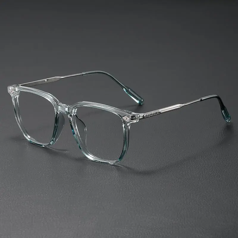 2026 New Party Square Glasses Anti-blue Light TR90 Ultra-light Men And Women Plain Glasses Fashion Natural Glasses Outdoor Glasses Fashionable