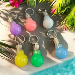 Light Bulb Flashing Keychain