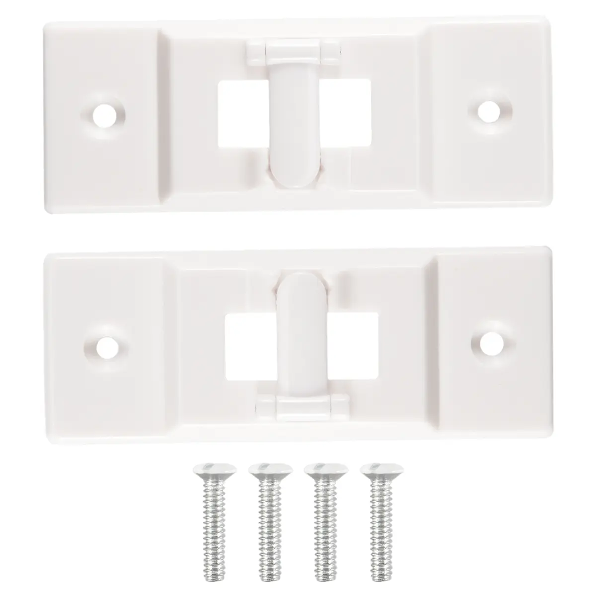 2-Piece ABS Light Switch Protective Cover Set for Household Appliances, Child Safety Switch Lock with 8x3cm Size, Unique Buckle Lock Design, Easy Installation, Prevents Accidental Operation, 2 X Light Switch Protective Cover