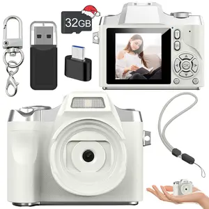Portable Retro Ccd Student Camera, Compact 48mp Entry-Level Digital Camera, Mini Camera for Teenagers, Portable Vintage Camera, Taking Photos and Recording Videos