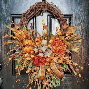 Gorgeous Autumn Pumpkin Wreath