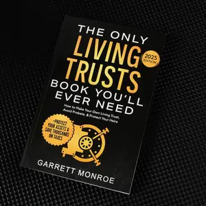 1 Book Pre-Death Trust Guide, Asset Protection Tax Avoidance Estate Planning, Original English Edition Toolbook, Paper Products
