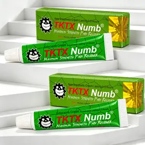 TKTX Tattoo Numbing Cream, Green 99.9% Limited Edition Very Strong, Relief Cream for Tattoos, Waxing, Microneedling, Lecithin External Cream(10g) Cosmetic.