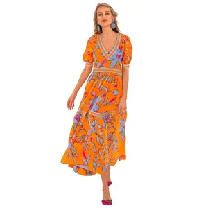 Gretchen Scott Viviers Dress in Orange