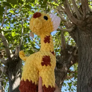 Jumbo Giraffe Crochet Plush