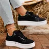 Durable Lightweight Tennis Shoes, Comfortable Casual Design, Thick Sole Simple Style, Perfect for Daily Wear, Athletic Shoes, Sports Training Shoes, Athletic Tennis Sneakers