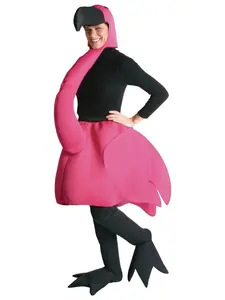 Imposta Costumes Adult Flamingo Costume Bodysuit Pink One Size