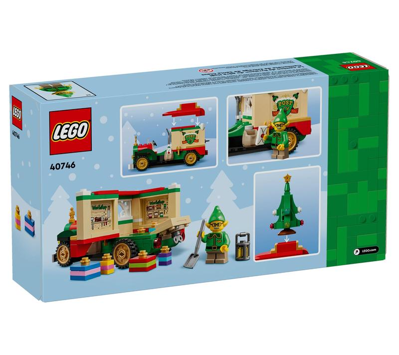 ShWk 9/29 LEGO Santa's Delivery Truck 224 PieceBuilding Set