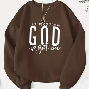 No Worries God Got Me Unisex Christian Sweatshirt, Gift for Her, Gift for Him, Religious Tee, Jesus Apparel