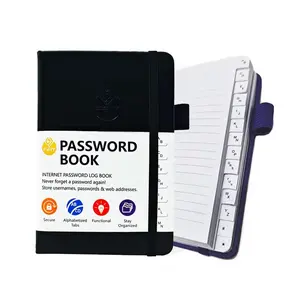 Ultimate Password Log Book, A6 Size Secure Hardcover Notebook, Alphabetical Labels for Easy Organization, Ideal for Home Office School Use