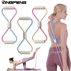 Yoga Resistance Band Elastic Strap, Workout Bands, Exercise Fitness Pull Rope, Yoga Stretching Rope, 8-Shaped Chest Expander, Ideal for Gym Home Workout Equipment