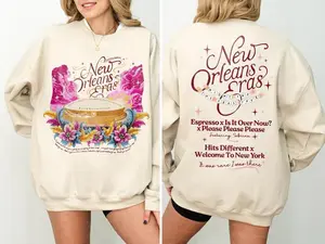New Orleans Eras tour with Iconic Stage Dive Graphic Shirt, Unisex Apparel, Trendy Shirt for Women crewneck sweatshirt