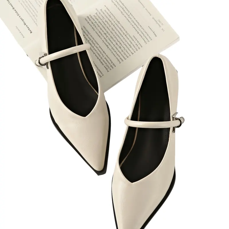 Women's Chunky Block Heel Pointed Toe Single Shoe, Stylish Classy Elegant Fashion PU Leather High Heels, Commuter Versatile Low Cut Work Shoes, Vintage Style Career Women's Shoes, Vintage Aesthetic, Footwear, Thick Block Heels