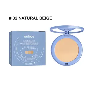 Ouhoe Finishing Powder Flawless Long-Lasting Not Easy to Makeup Makeup Powder Cake Natural Lightweight Breathable Finishing Powder Water Proof Facial setting powder setting powder