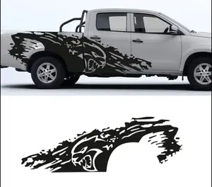 Hellcat Style Side Decal Vinyl Graphic Sticker Dodge Ram Truck Quarter Panel Side Bed Ram