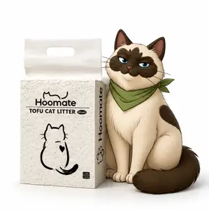 DealsForYouDays Hoomate Tofu & Cassava Cat Litter, Fast Clumping Low Dust for Multi-Cat Homes