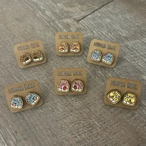Mini Milk Carton Earrings – A Cute and Kawaii Dairy Delight!