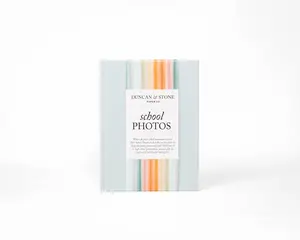 Duncan & Stone Paper Co. School Photos Book 6.4 Inches - Perfect for Pre-K to High School Graduation - Keeps Precious Moments in One Special Place - Ideal for Decorating and Storing Photocards