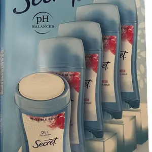 Secret PH Balanced Powder Fresh Deodorant Pack of 5 - Antiperspirant