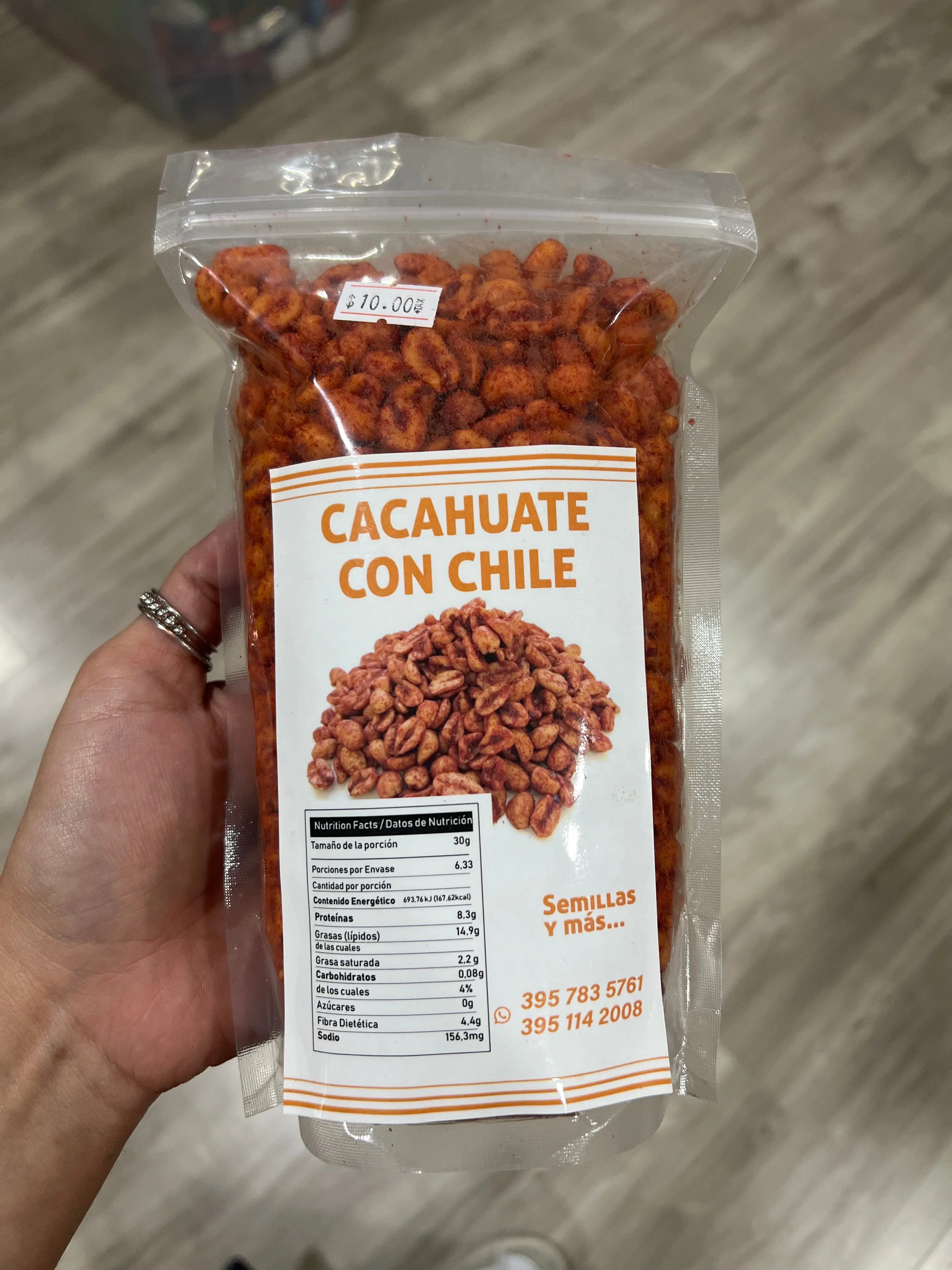 Cacahuate con chile Cacahuate con chile