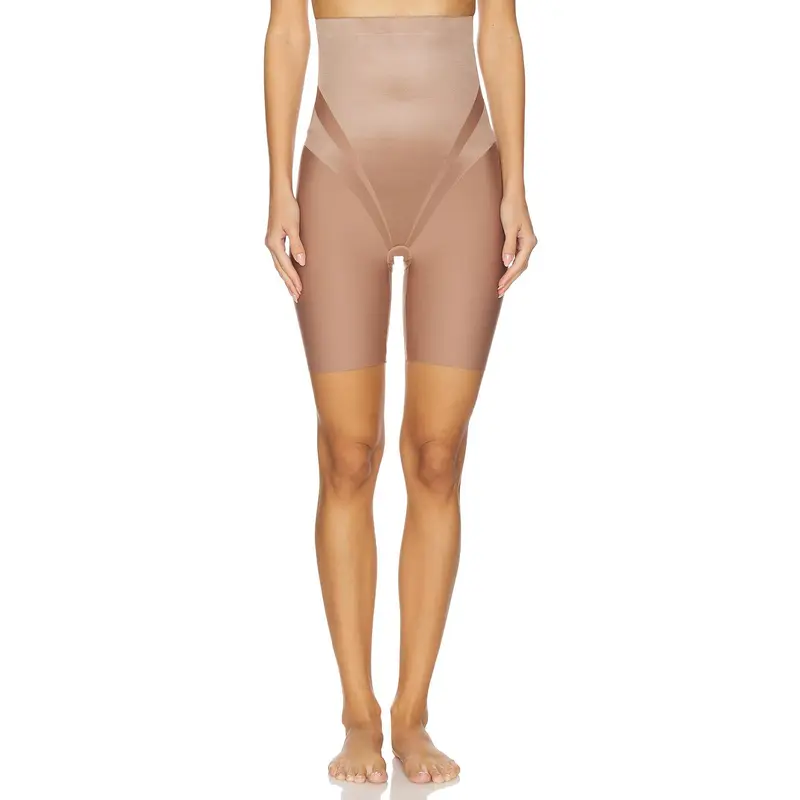 Cupid Shapewear Sleek Essentials Ultra High Waist Shaper Short In Warm Cupid Shapewear Sleek Essentials Ultra High Waist Shaper Short In Warm